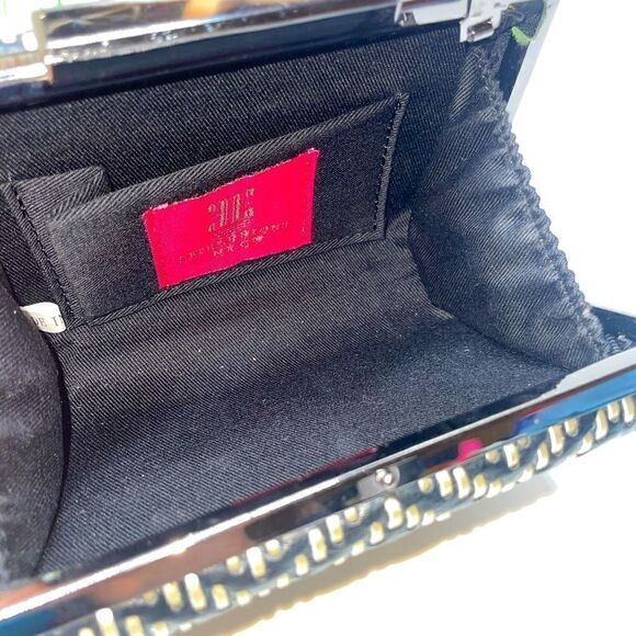 Expressions NYC Hardcase Evening Bag Clutch - Picture 7 of 8